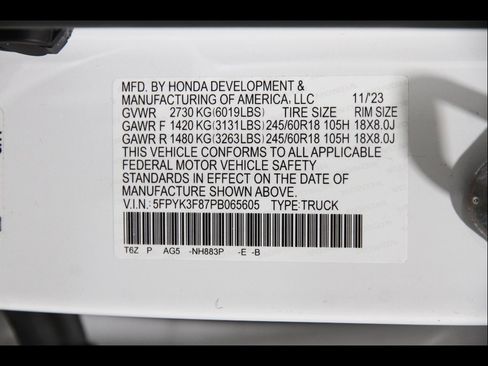 Certified 2023 Honda Ridgeline Black Edition image 22
