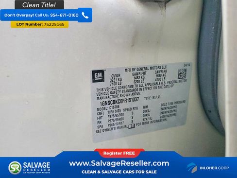 Used 2015 Chevrolet Tahoe LT image 17