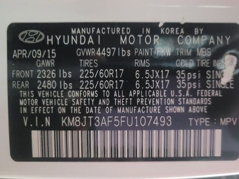 Used 2015 Hyundai Tucson GLS w/ Option Group 02 FWD image 33