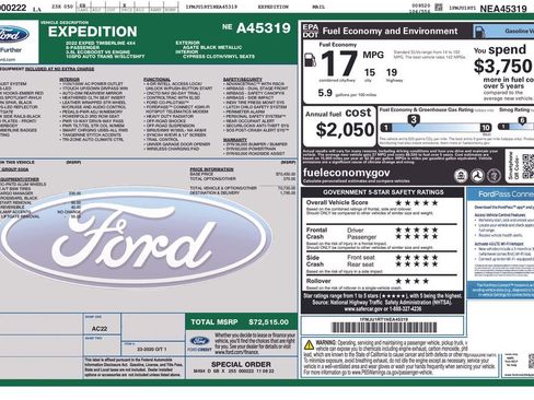 Used 2022 Ford Expedition Timberline AWD/4WD image 54