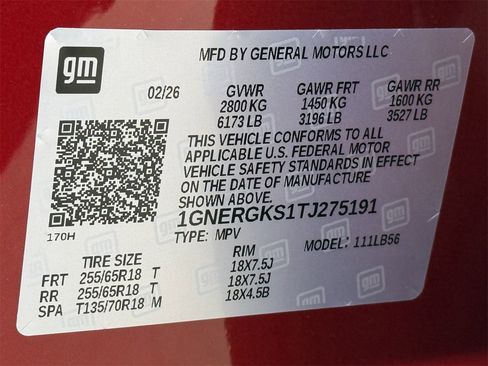 New 2026 Chevrolet Traverse LT image 23