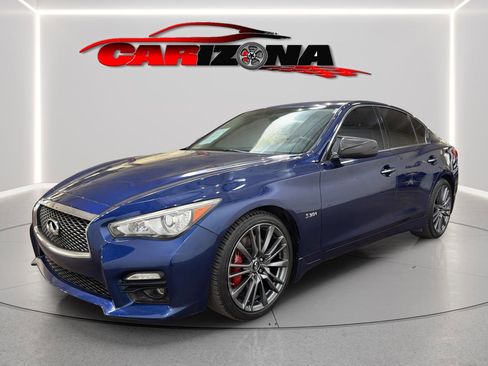 Used 2017 INFINITI Q50 Red Sport 400 RWD image 4
