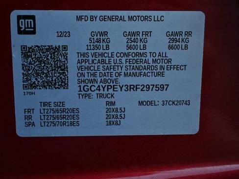 Used 2024 Chevrolet Silverado 2500 LTZ w/ LTZ Plus Package image 38