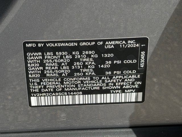 Used 2025 Volkswagen Atlas SE w/ Black Wheel Package AWD/4WD image 28