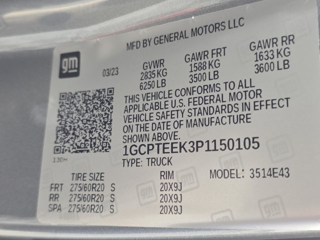 Used 2023 Chevrolet Colorado Trail Boss w/ LPO, Dark Essentials Package AWD/4WD image 10