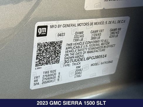 Used 2023 GMC Sierra 1500 SLT w/ SLT Premium Plus Package AWD/4WD image 30
