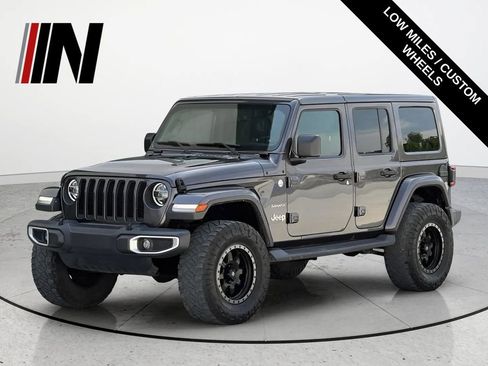 Used 2020 Jeep Wrangler Unlimited Sahara w/ Uconnect 4C Nav & Sound Group AWD/4WD image 1