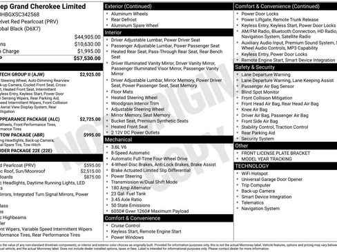 New 2025 Jeep Grand Cherokee Limited w/ Luxury Tech Group II image 32