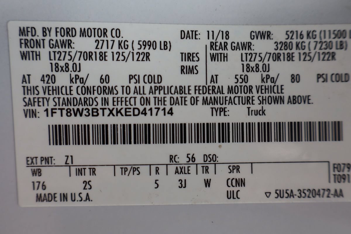 Used 2019 Ford F350 XLT w/ XLT Premium Package AWD/4WD image 44