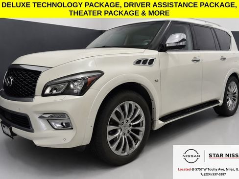 Used 2017 INFINITI QX80 4WD w/ Deluxe Technology Package image 1