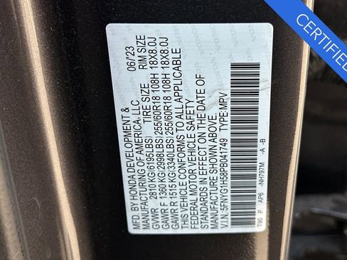 Certified 2023 Honda Pilot EX-L image 36