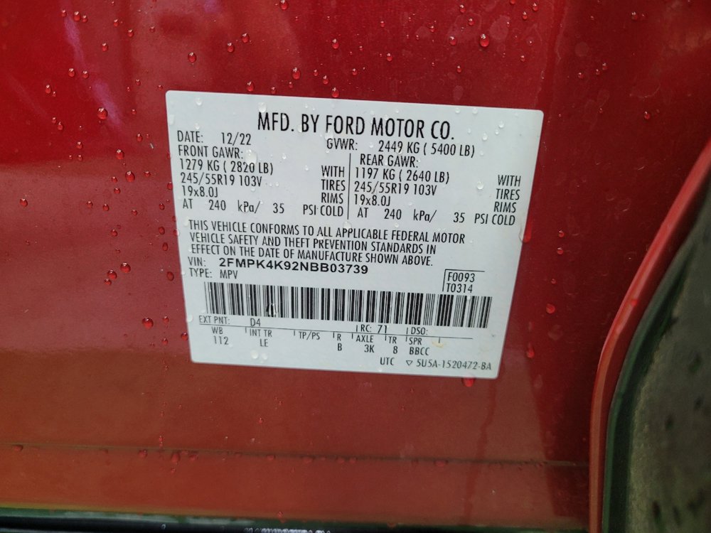 Used 2022 Ford Edge Titanium AWD/4WD image 33