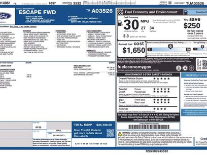 New 2026 Ford Escape ST-Line w/ Tech Pack #1