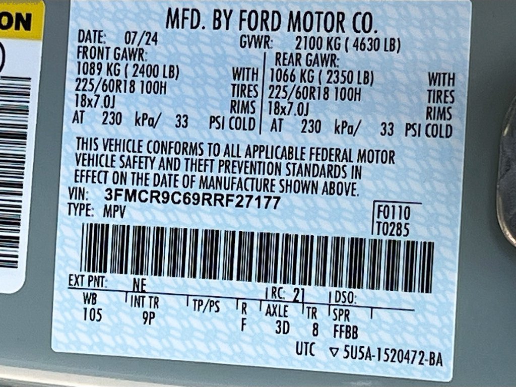 Used 2024 Ford Bronco Sport Outer Banks w/ Tech Package AWD/4WD image 33