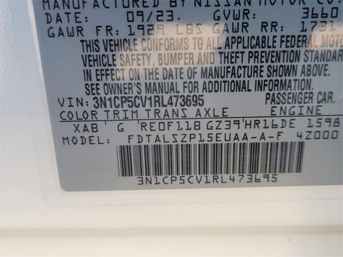 Certified 2024 Nissan Kicks SV image 30