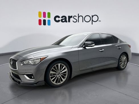Used 2022 INFINITI Q50 Luxe w/ Cargo Package RWD image 1