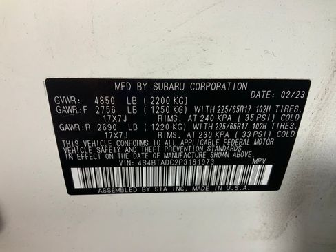 Used 2023 Subaru Outback Premium AWD/4WD image 37