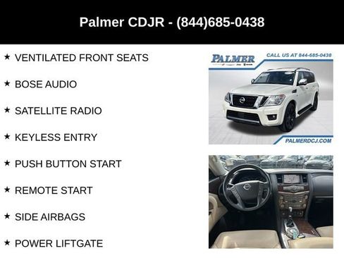 Used 2019 Nissan Armada Platinum w/ Captain's Chairs Package image 18