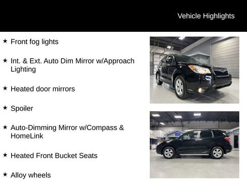 Used 2015 Subaru Forester 2.5i Limited w/ Popular Package #2 AWD/4WD image 13