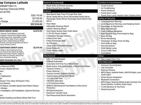 Certified 2023 Jeep Compass Latitude w/ Convenience Group AWD/4WD image 26