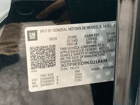 Used 2019 GMC Sierra 1500 AT4 w/ AT4 Premium Package image 13