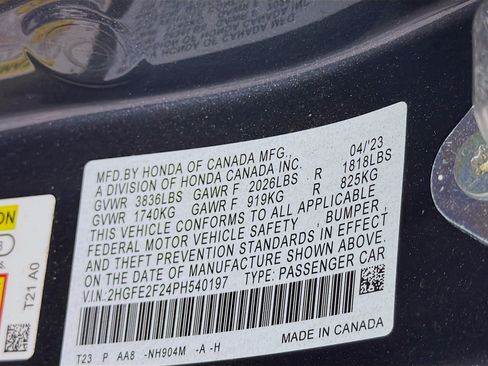 Used 2023 Honda Civic LX image 12