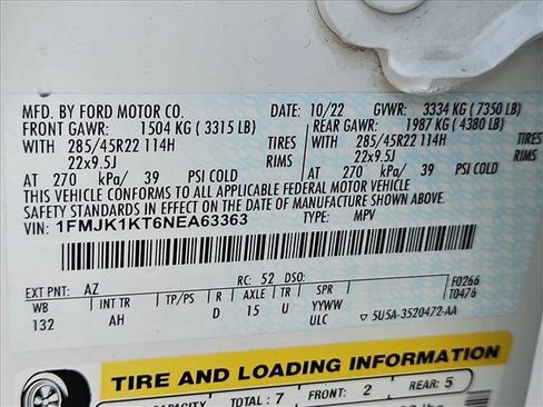 Used 2022 Ford Expedition Max Limited RWD image 20