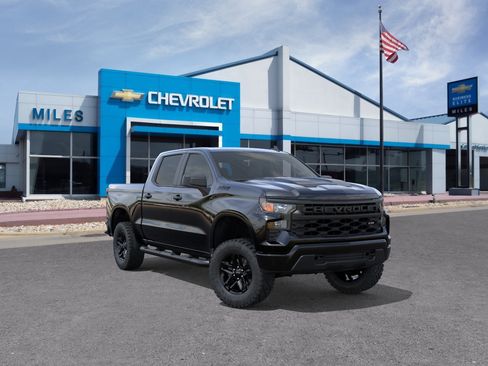 New 2026 Chevrolet Silverado 1500 Custom Trail Boss w/ Dark Appearance Package AWD/4WD image 1