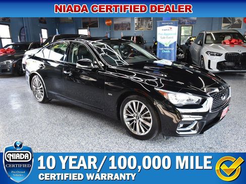 Used 2018 INFINITI Q50 Luxe w/ Essential Package (3.0T Luxe) AWD/4WD image 1