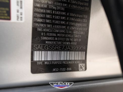 Used 2018 Land Rover Range Rover Long Wheelbase Supercharged image 55