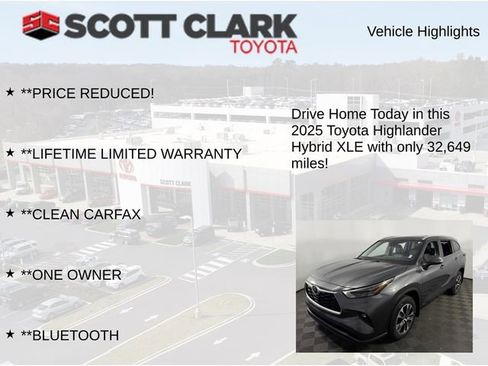 Used 2025 Toyota Highlander XLE image 12