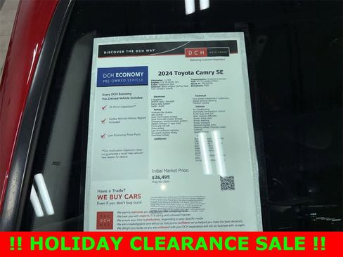 Used 2024 Toyota Camry SE image 18