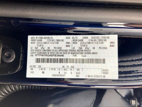 Used 2025 Ford F150 Raptor AWD/4WD image 55
