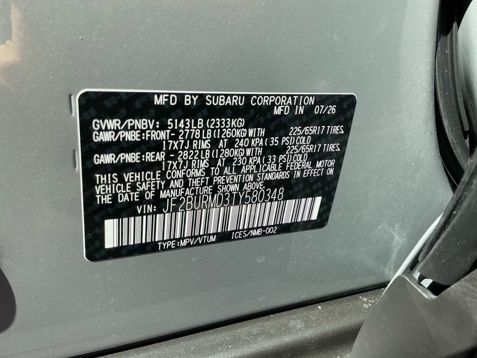New 2026 Subaru Outback Wilderness AWD/4WD image 35