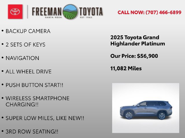 Certified 2025 Toyota Grand Highlander AWD image 9
