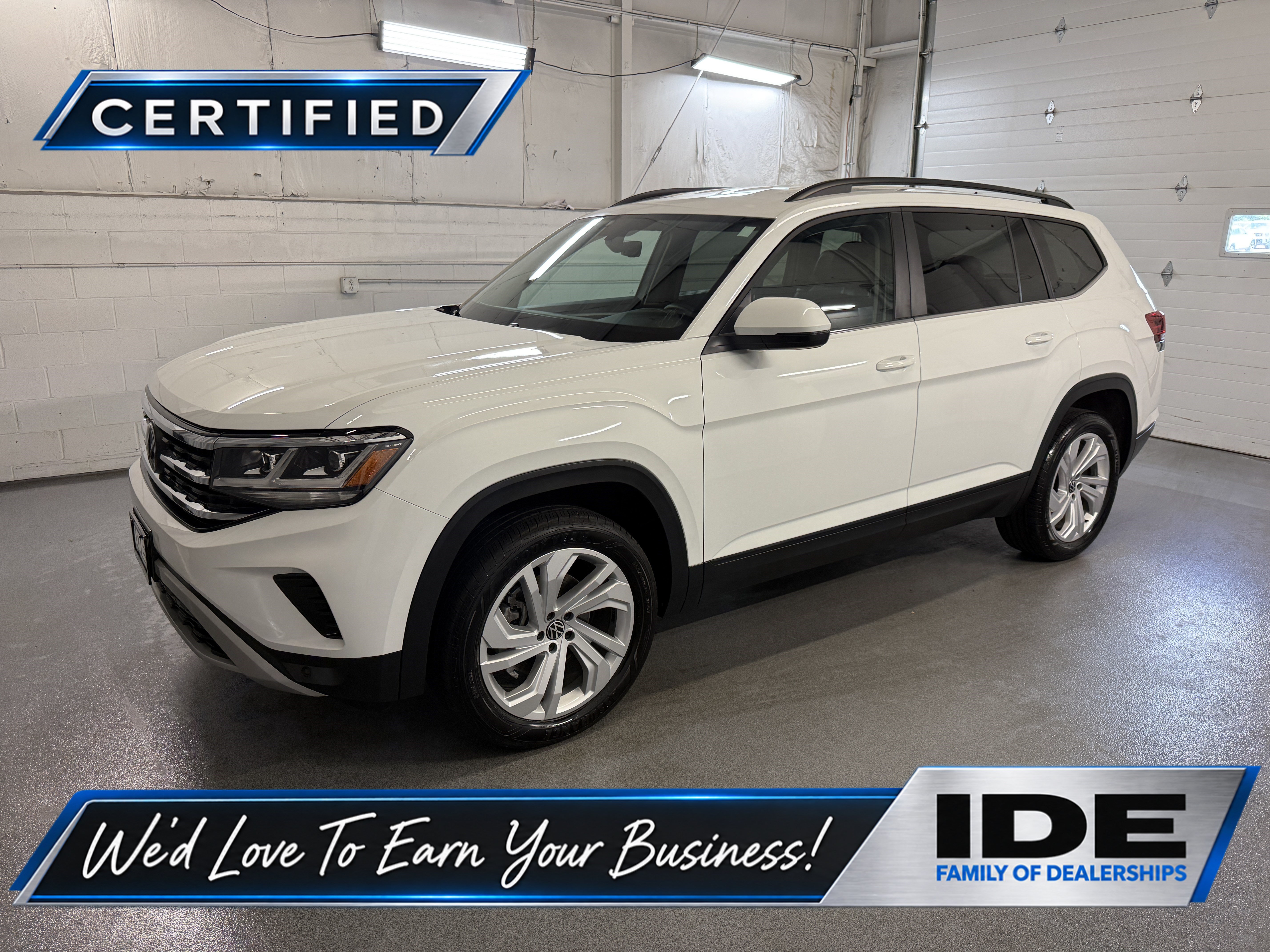 Certified 2023 Volkswagen Atlas SE AWD/4WD image 1