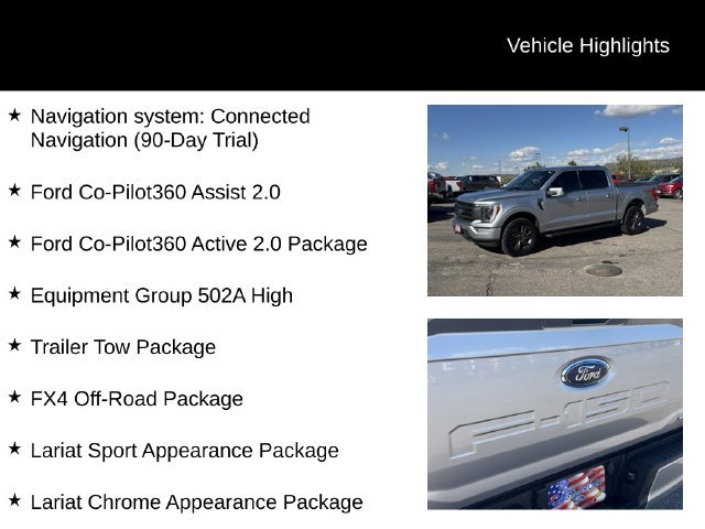 Used 2021 Ford F150 Lariat w/ Equipment Group 502A High AWD/4WD image 8