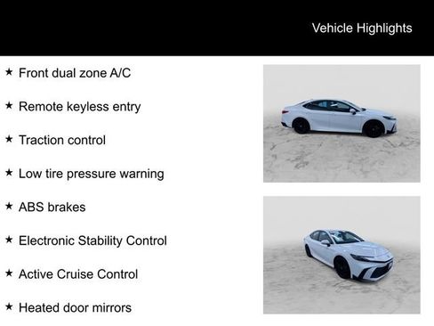 Certified 2025 Toyota Camry SE image 6