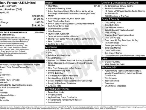 Used 2018 Subaru Forester 2.5i Limited image 7