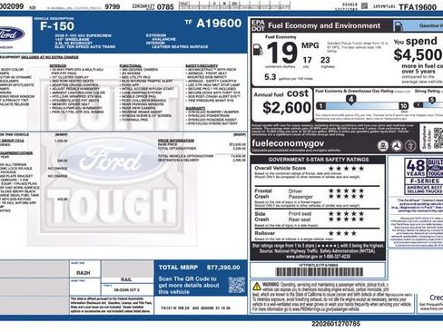 New 2026 Ford F150 Platinum w/ Equipment Group 700A Standard AWD/4WD image 45