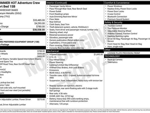 Used 2010 HUMMER H3T Adventure image 6