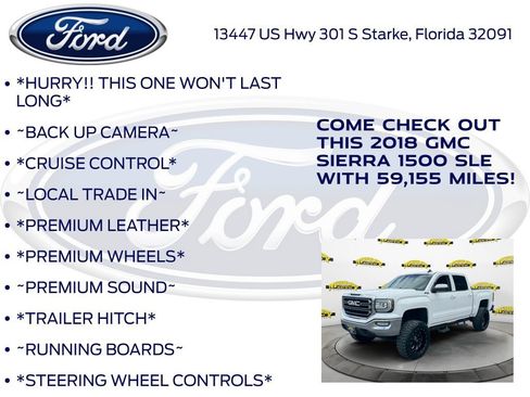 Used 2018 GMC Sierra 1500 SLE w/ Suspension Package, Off-Road AWD/4WD image 10