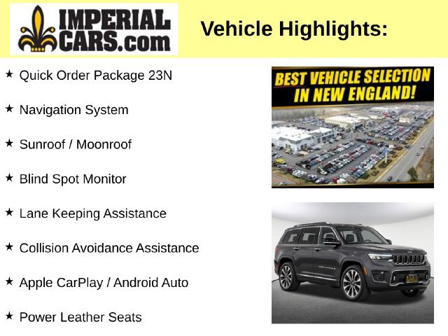 Used 2023 Jeep Grand Cherokee Overland AWD/4WD image 3