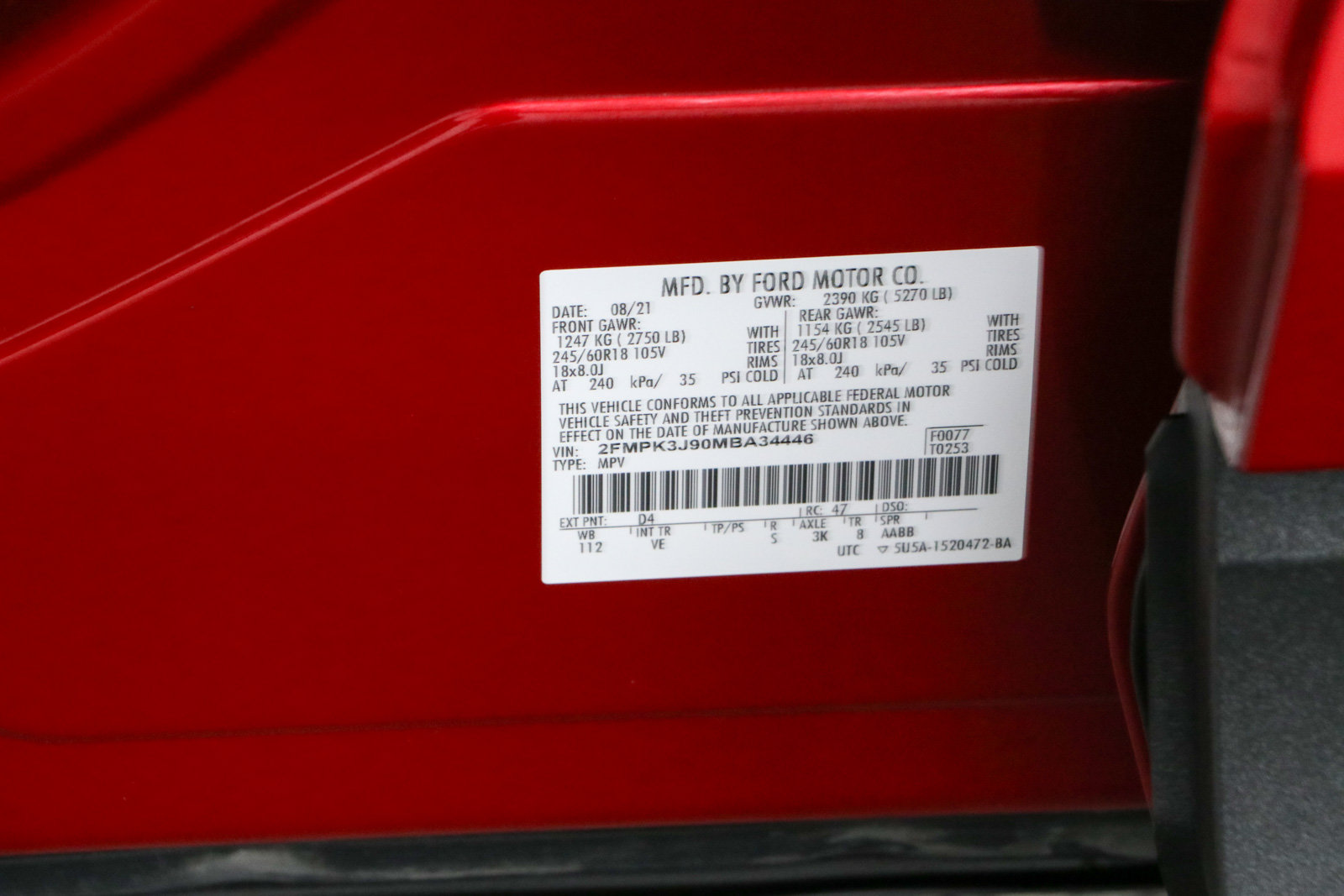 Used 2021 Ford Edge SEL w/ Convenience Package FWD image 33