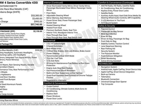 Used 2022 BMW 430i Convertible w/ Premium Package image 25