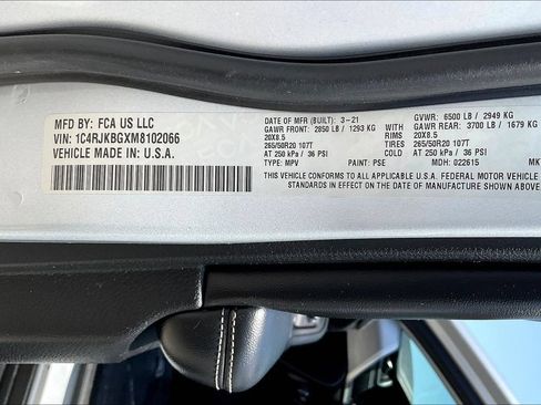 Used 2021 Jeep Grand Cherokee L Limited AWD/4WD image 33