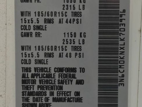 Used 2020 Nissan NV200 SV w/ Back Door Glass Package image 50