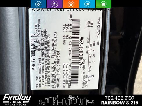 Used 2020 Ford Fusion SE image 30