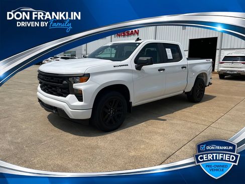 Used 2023 Chevrolet Silverado 1500 Custom w/ LPO, Dark Essentials Package AWD/4WD image 1