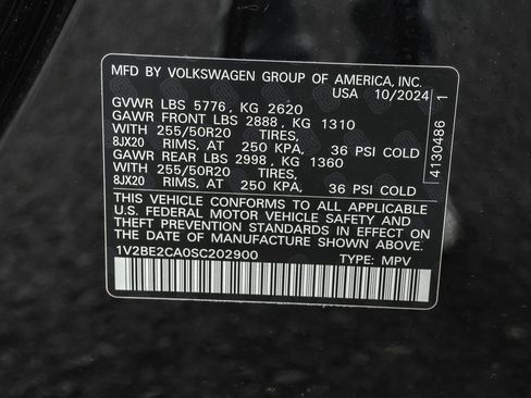 New 2025 Volkswagen Atlas Cross Sport SEL image 46